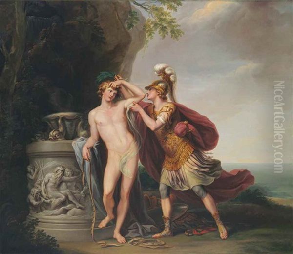 Castor And Pollux Oil Painting by Giovanni Battista Cipriani