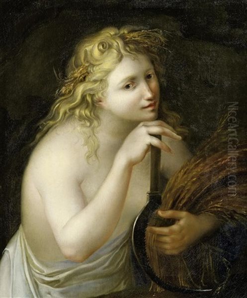 Ceres Oil Painting by Giovanni Battista Cipriani