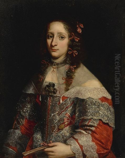 Portrait Of A Lady Oil Painting by Pier Francesco Cittadini