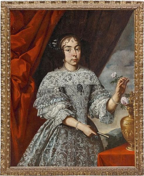 Portrait Of A Young Lady Oil Painting by Pier Francesco Cittadini