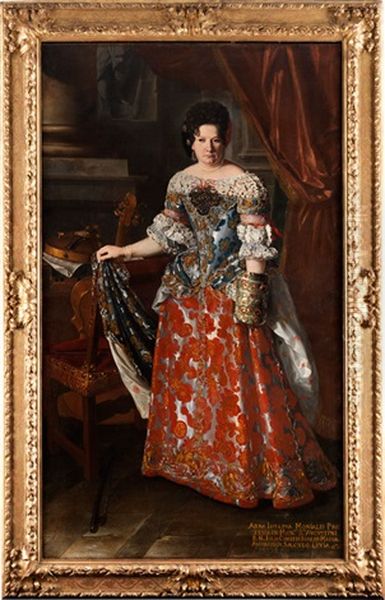 Ganzfiguriges Portrait Der Anna Josepha Monialis Oil Painting by Pier Francesco Cittadini