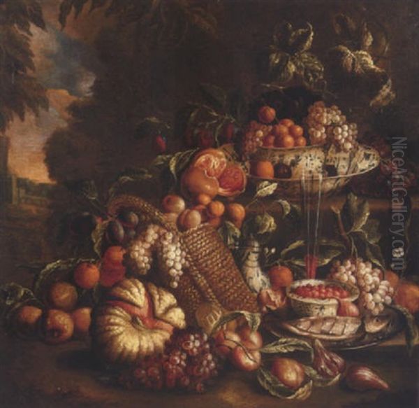 Nature Morte Oil Painting by Pier Francesco Cittadini