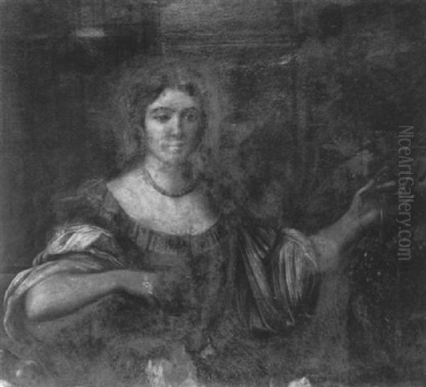 Portrait D'une Jeune Femme Aux Figues by Pier Francesco Cittadini