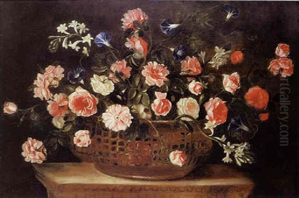 Bouquet De Fleurs Oil Painting by Pier Francesco Cittadini