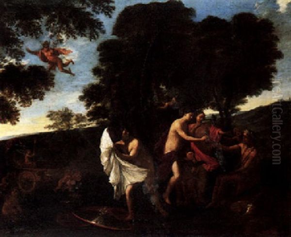 The Judgement Of Paris Oil Painting by Pier Francesco Cittadini