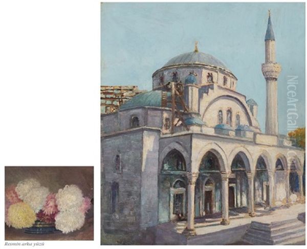 Camii Oil Painting by Hayri Cizel