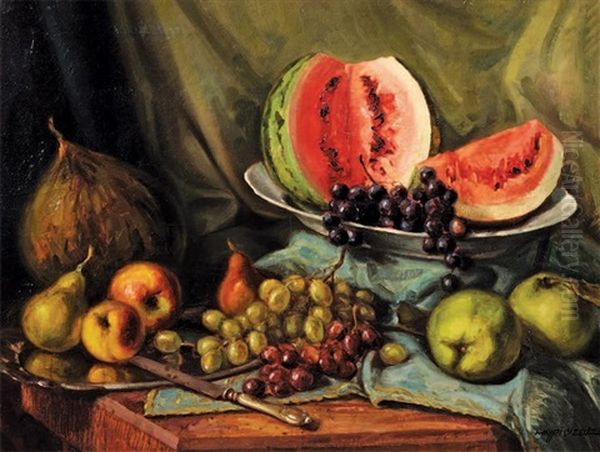 Still Life Oil Painting by Hayri Cizel