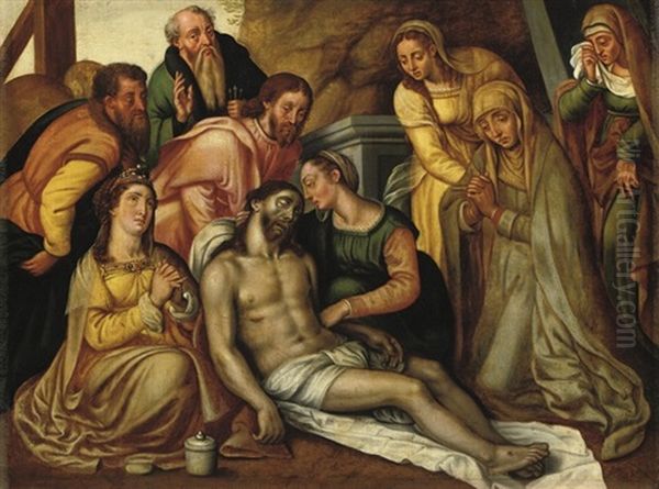 The Lamentation Of Christ by Anthuenis Claeissins