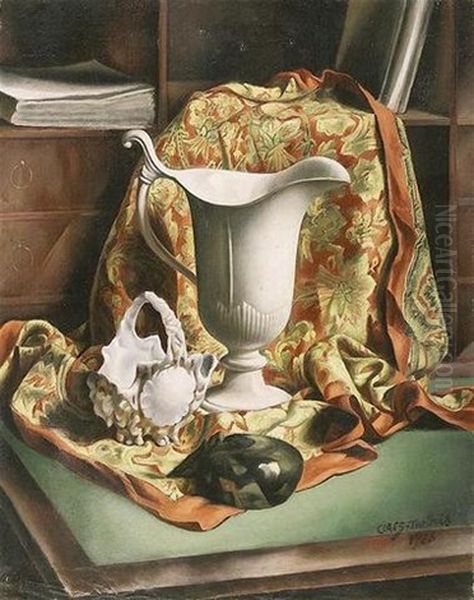 Le Pot Empire Oil Painting by Albert Claes-Thobois