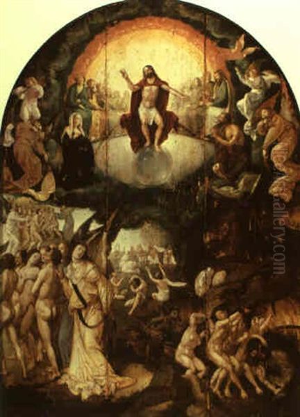 The Last Judgement Oil Painting by Aert (Aertgen) Claesz