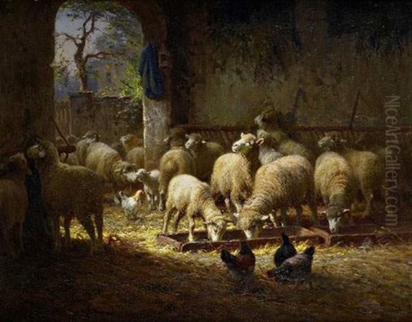 La Bergerie Oil Painting by Charles H. Clair