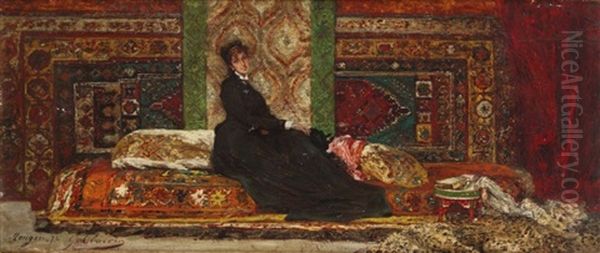 Sarah Bernhardt, Tanger Oil Painting by Georges Jules Victor Clairin