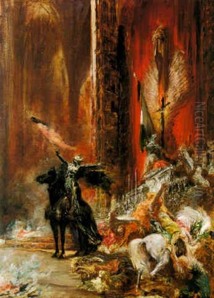 Les Maures, Apres La Victoire Oil Painting by Georges Jules Victor Clairin