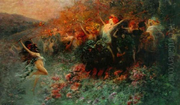 Scene Symboliste Oil Painting by Georges Jules Victor Clairin