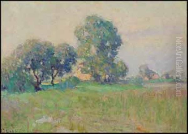 Misty Summer Morning, St-eustache Oil Painting by William Henry Clapp