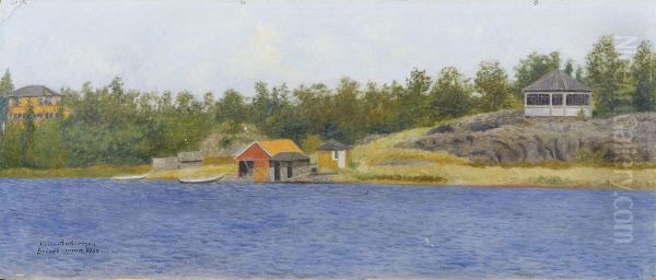 Grisslehamn Oil Painting by Kalle Andersson