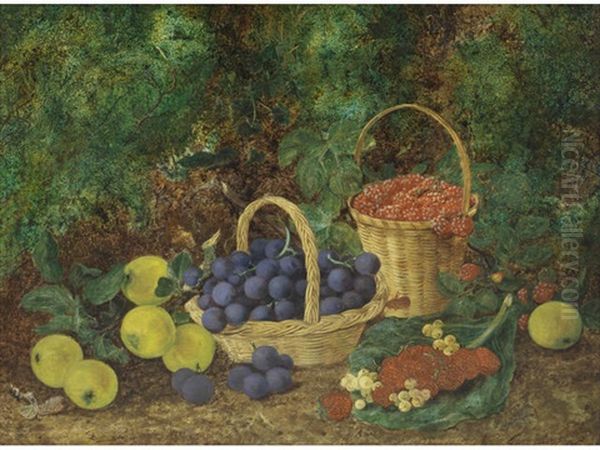 Summer Fruits Oil Painting by George Clare