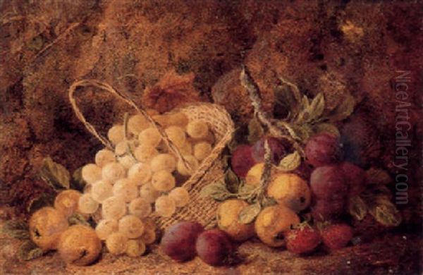 Still Life With Fruits Oil Painting by George Clare