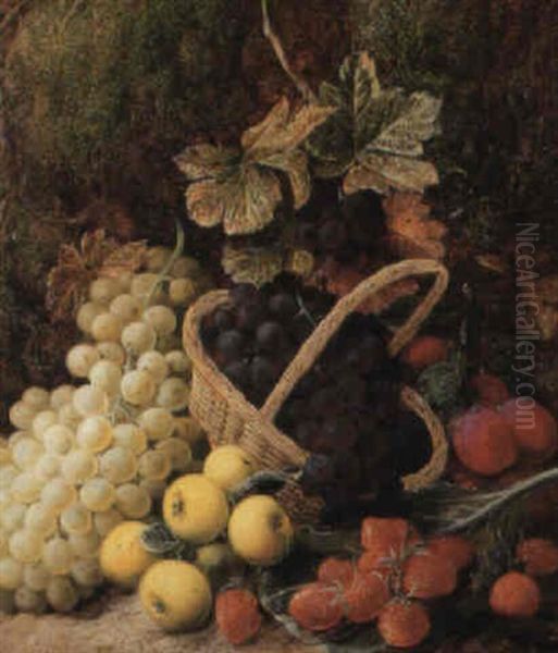 Summer Fruits Oil Painting by George Clare