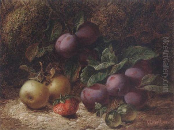 Fruit By A Bank by Oliver Clare