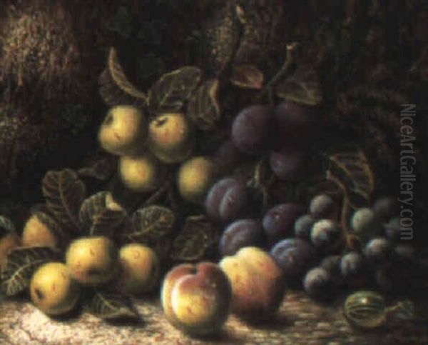 The Fruits Of Summer Oil Painting by Oliver Clare