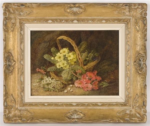 Floral Still Life Oil Painting by Vincent Clare