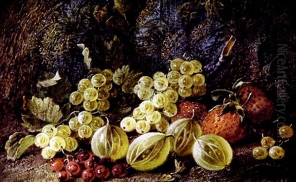 Naturaleza Muerta Con Fruta (still Life With Fruits) Oil Painting by Vincent Clare