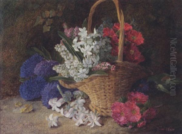 Spring Flowers Oil Painting by Vincent Clare