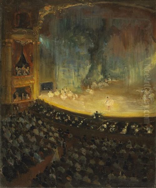 Opera, Paris Oil Painting by Alson Skinner Clark