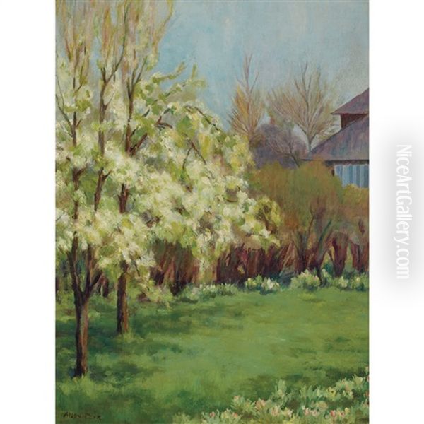 Flowering Trees Oil Painting by Alson Skinner Clark