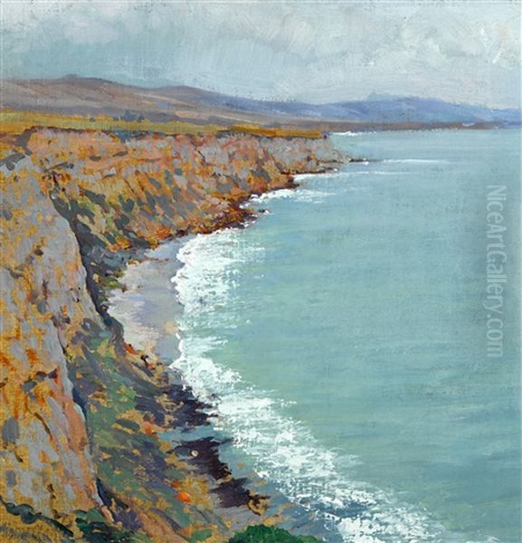 California Coast Oil Painting by Alson Skinner Clark