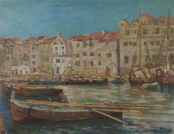 Genoa Oil Painting by Alson Skinner Clark