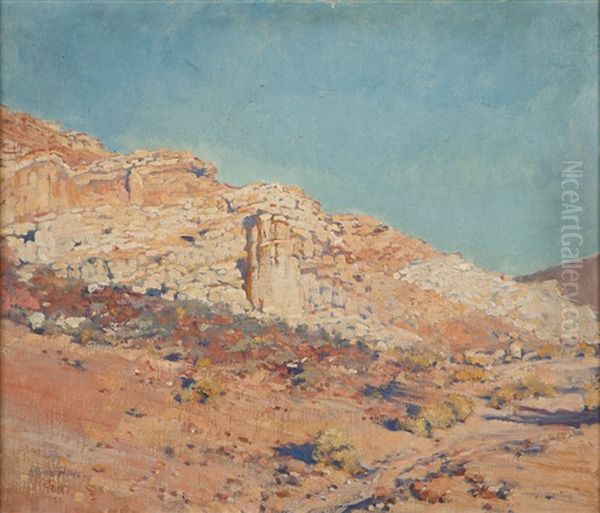 Red Rock Canyon Oil Painting by Alson Skinner Clark