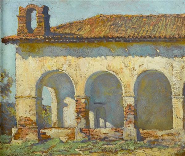 Mission San Fernando Oil Painting by Alson Skinner Clark