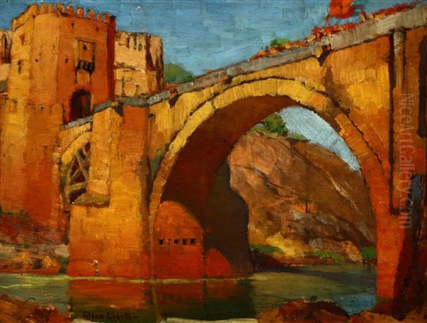 Bridge, Toledo, Spain Oil Painting by Alson Skinner Clark