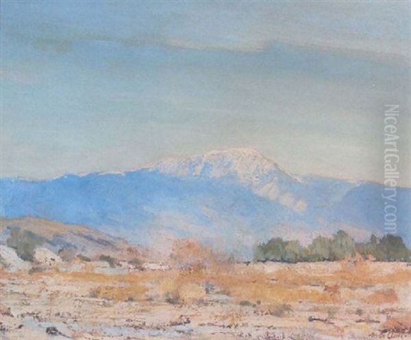 Mt.san Gorgonio, Palm Springs Oil Painting by Alson Skinner Clark