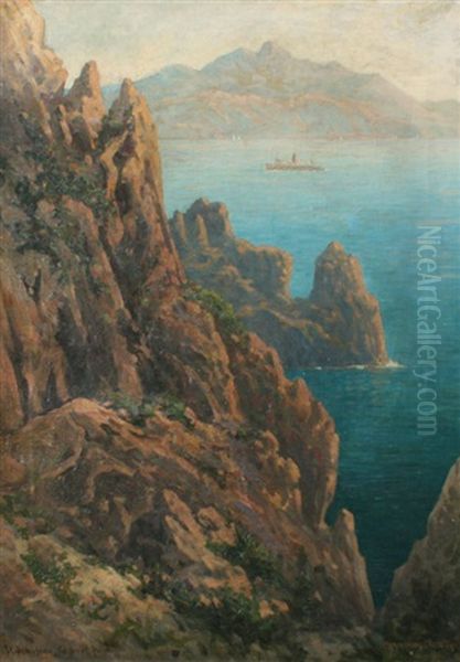 Capri Oil Painting by C. Myron Clark