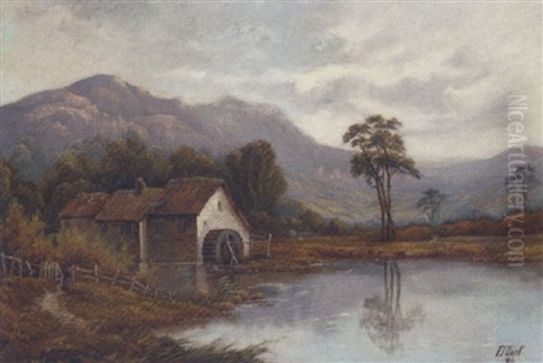 The Cottage Oil Painting by Octavius Thomas Clark