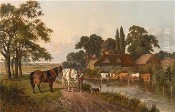 Returning The Work Horses by Samuel Joseph Clark