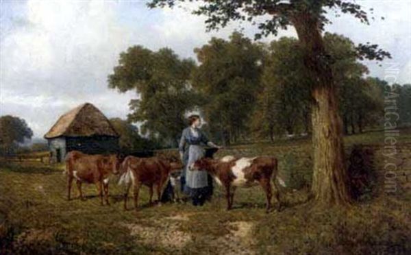 The Milkmaid by Samuel Joseph Clark