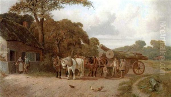 A Perfect Day Oil Painting by Samuel Joseph Clark