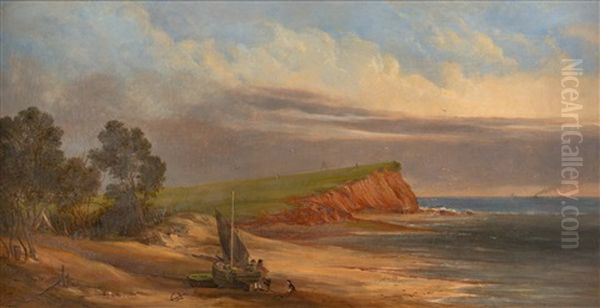 Red Bluff, Elwood Oil Painting by Thomas Clark