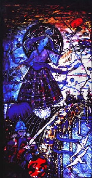 Bluebeard's Last Wife Oil Painting by Harry Clarke