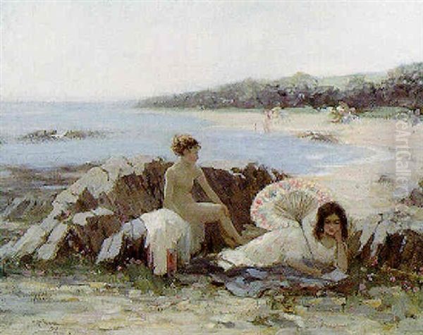 Summer On The Sands by William Hannah Clarke