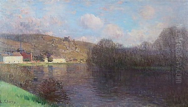 Environs De Chateau-gaillard Oil Painting by Jean Eugene Clary