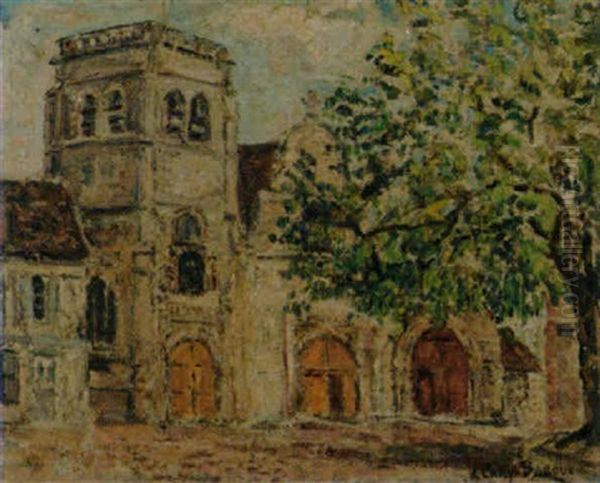 L'eglise Du Village Oil Painting by Adolphe Clary-Baroux