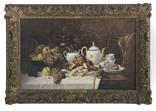 Le Lunch Oil Painting by Eugene Claude