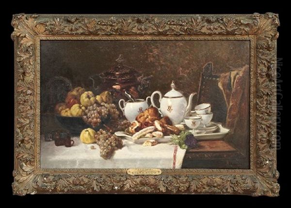 Le Lunch Oil Painting by Eugene Claude