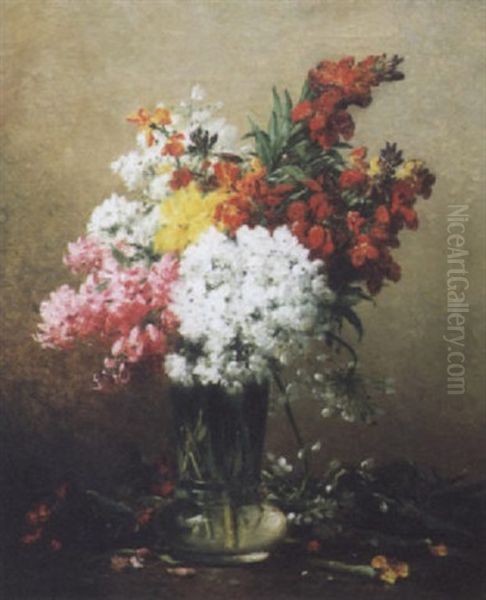 Giroflees Et Fleurs Des Champs Oil Painting by Eugene Claude