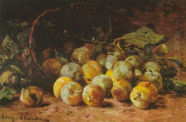 Nature Morte Aux Prunes Oil Painting by Eugene Claude